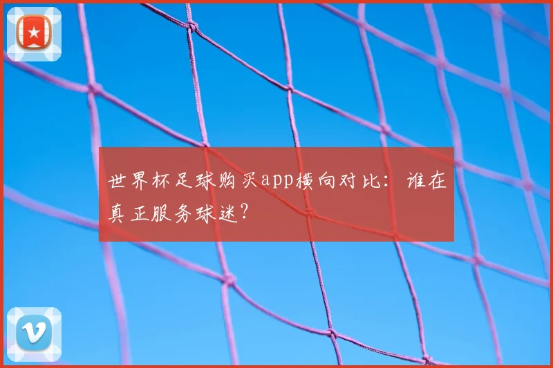 世界杯足球购买app横向对比：谁在真正服务球迷？